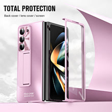 Load image into Gallery viewer, Plating Galaxy Z Fold5 Case with Front Screen Protector & Hidden Stand - mycasety2023 Mycasety