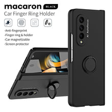Load image into Gallery viewer, Anti-fall Protective Phone Case With Car Magnetizable Ring Holder And Film For Samsung Galaxy Z Fold5 Fold4 Fold3 - mycasety2023 Mycasety