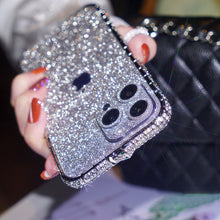 Load image into Gallery viewer, Diamond High Quality Glitter Anti-fall Protective iPhone Case
