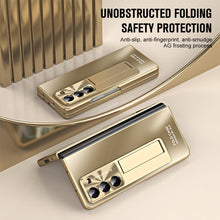 Load image into Gallery viewer, Ultra-thin Electroplated Galaxy Z Fold5 Case with Front Screen Protector Pen Slot Free Stylus & Kick-stand - mycasety2023 Mycasety