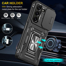 Load image into Gallery viewer, Samsung Galaxy Z Fold5 Case Armor Heavy Duty Shell Magnetic Car Holder and Lens Slide(Pre-sell) - mycasety2023 Mycasety