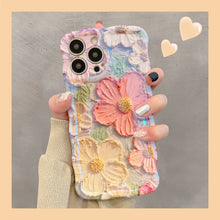Load image into Gallery viewer, Ins Hot Colorful Oil Painting Flower iPhone Case - mycasety2023 Mycasety