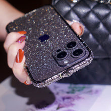 Load image into Gallery viewer, Diamond High Quality Glitter Anti-fall Protective iPhone Case
