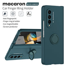 Load image into Gallery viewer, Anti-fall Protective Phone Case With Car Magnetizable Ring Holder And Film For Samsung Galaxy Z Fold5 Fold4 Fold3 - mycasety2023 Mycasety