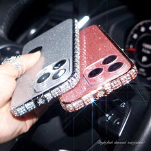 Load image into Gallery viewer, Diamond High Quality Glitter Anti-fall Protective iPhone Case
