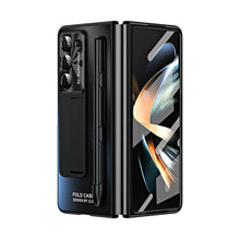 Load image into Gallery viewer, Ultra-thin Electroplated Galaxy Z Fold5 Case with Front Screen Protector Pen Slot Free Stylus & Kick-stand - mycasety2023 Mycasety