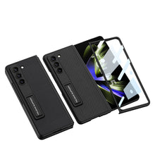 Load image into Gallery viewer, Leather Samsung Galaxy Z Fold5 Case With Film Kickstand - mycasety2023 Mycasety