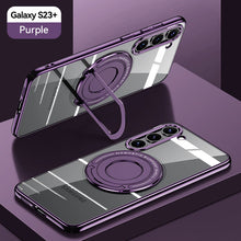 Load image into Gallery viewer, Samsung S23 S23Ultra Matte MagSafe Pull Rod Bracket S23 Ultra Plus Anti-fall Protective Case - mycasety2023 Mycasety