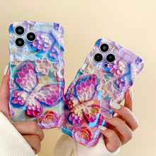 Load image into Gallery viewer, Colorful Butterfly Flower iPhone Case - mycasety2023 Mycasety