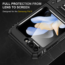 Load image into Gallery viewer, Samsung Z Flip 5 Case Metal Ring Car Magnetic Bracket Protective Case - mycasety2023 Mycasety