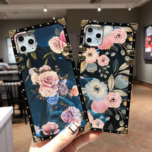 Load image into Gallery viewer, 2020 Stylish French Style Flower Lanyard Ring Phone Case for iPhone