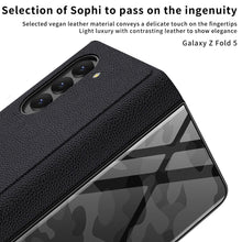 Load image into Gallery viewer, Samsung Z Fold5 Painted Plain Leather Business Protective Phone Case - mycasety2023 Mycasety