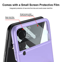 Load image into Gallery viewer, Original Leather Strap Holder Back Screen Glass Hard Cover For Samsung Z Flip 3 5G