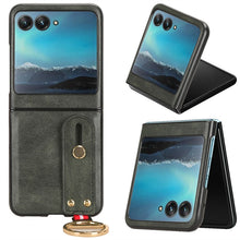 Load image into Gallery viewer, Motorola Razr 40 Ultra New Anti-Shock Business Leather Wristband Cover Case - mycasety2023 Mycasety