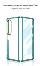 Load image into Gallery viewer, Airbag Bumper With Glass Frame Cover For Samsung Galaxy Z Fold 4 Case Shockproof Clear Soft Edge Case For Galaxy Z Fold4 5G