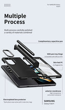 Load image into Gallery viewer, 2 Pcs Lens Ring for Samsung Z Fold 4 Hinge Case With Pen Slot Add Touch Pen for Galaxy Z Fold 4 5G