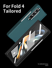 Load image into Gallery viewer, 2 Pcs Lens Ring for Samsung Z Fold 4 Hinge Case With Pen Slot Add Touch Pen for Galaxy Z Fold 4 5G