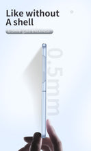 Load image into Gallery viewer, Clear Plating Capa For Samsung Galaxy Z Flip4 5G Case Fundas Transparent Frame Hard PC Protection Cover