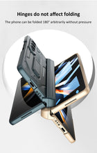 Load image into Gallery viewer, Shockproof Armor Cover For Samsung Galaxy Z Fold4 5G Case With Magnetic Hinge Slide Pen Slot & Film