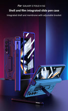Load image into Gallery viewer, Shockproof Armor Cover For Samsung Galaxy Z Fold4 5G Case With Magnetic Hinge Slide Pen Slot & Film