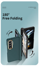 Load image into Gallery viewer, 2 Pcs Lens Ring for Samsung Z Fold 4 Hinge Case With Pen Slot Add Touch Pen for Galaxy Z Fold 4 5G