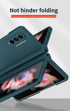 Load image into Gallery viewer, Samsung Galaxy Z Fold4 Hinge Case with Pen Slot Holder Hinge Case with Front Screen Glass Film