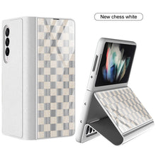 Load image into Gallery viewer, Luxury Painted Tempered Glass Leather Full Protective Cover For Samsung Z Fold 3 5G