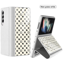 Load image into Gallery viewer, Luxury Painted Tempered Glass Leather Full Protective Cover For Samsung Z Fold 3 5G