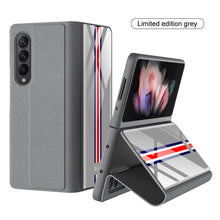 Load image into Gallery viewer, Luxury Painted Tempered Glass Leather Full Protective Cover For Samsung Z Fold 3 5G