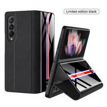 Load image into Gallery viewer, Luxury Painted Tempered Glass Leather Full Protective Cover For Samsung Z Fold 3 5G
