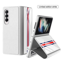 Load image into Gallery viewer, Luxury Painted Tempered Glass Leather Full Protective Cover For Samsung Z Fold 3 5G