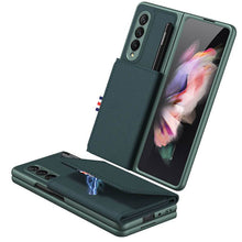 Load image into Gallery viewer, Leather Card Bag Wallet Pen Clasp All-included Cover For Samsung Z Fold 3 5G