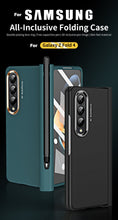 Load image into Gallery viewer, 2 Pcs Lens Ring for Samsung Z Fold 4 Hinge Case With Pen Slot Add Touch Pen for Galaxy Z Fold 4 5G