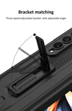 Load image into Gallery viewer, Shockproof Armor Cover For Samsung Galaxy Z Fold4 5G Case With Magnetic Hinge Slide Pen Slot & Film