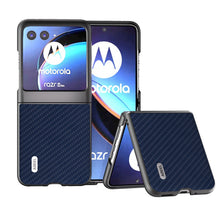 Load image into Gallery viewer, Motorola Razr 40 Ultra 2023 Case Luxury Carbon Fiber Pattern Cover - mycasety2023 Mycasety