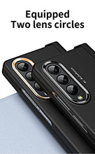 Load image into Gallery viewer, 2 Pcs Lens Ring for Samsung Z Fold 4 Hinge Case With Pen Slot Add Touch Pen for Galaxy Z Fold 4 5G