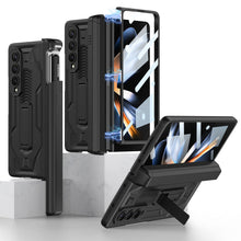 Load image into Gallery viewer, Shockproof Armor Cover For Samsung Galaxy Z Fold4 5G Case With Magnetic Hinge Slide Pen Slot & Film