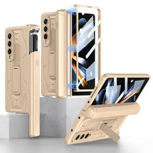 Load image into Gallery viewer, Shockproof Armor Cover For Samsung Galaxy Z Fold4 5G Case With Magnetic Hinge Slide Pen Slot & Film