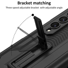 Load image into Gallery viewer, Shockproof Armor Cover For Samsung Galaxy Z Fold4 5G Case With Magnetic Hinge Slide Pen Slot & Film