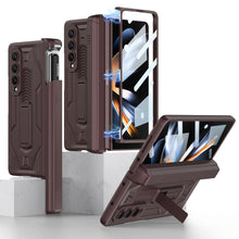 Load image into Gallery viewer, Shockproof Armor Cover For Samsung Galaxy Z Fold4 5G Case With Magnetic Hinge Slide Pen Slot & Film