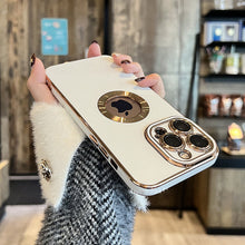 Load image into Gallery viewer, Electroplating iPhone Case with Camera Lens Protector Film - mycasety2023 Mycasety