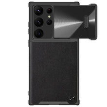 Load image into Gallery viewer, CamShield Leather Case for Samsung Galaxy S23, Galaxy S23 Plus, Galaxy S23 Ultra