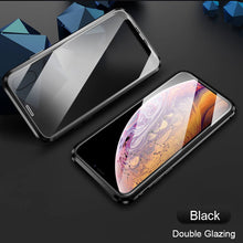Load image into Gallery viewer, Magnetic Double Sided Tempered Glass Case For iPhone