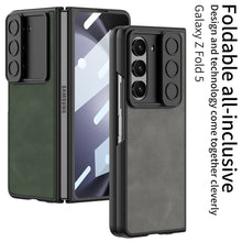 Load image into Gallery viewer, Ultra-thin Samsung Galaxy Z Fold5 Full Inclusive Leather Case with Film & Sliding Window Shell - mycasety2023 Mycasety
