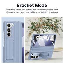 Load image into Gallery viewer, Anti-fall Protective Leather Phone Case With Invisible Bracket and Film For Samsung Galaxy Z Fold5 Fold4