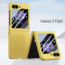 Load image into Gallery viewer, Samsung Galaxy Z Flip5 Case with Front Tempered Glass Film(Pre-sell) - mycasety2023 Mycasety