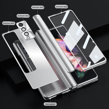 Load image into Gallery viewer, Aluminum Alloy Frame Magnetic Bracket All-Inclusive Electroplating Phone Case For Samsung Galaxy Z Fold3 Fold4 5G