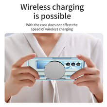 Load image into Gallery viewer, Armor Phantom Aluminum Alloy Transparent Frosted Stand Hinge Phone Case For Samsung Galaxy Z Fold3 Fold4 5G With Screen Protector Samsung Cases