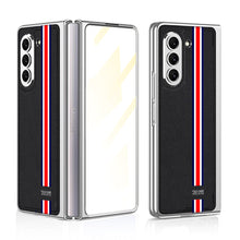 Load image into Gallery viewer, Luxury Leather Plating Phone Case With Back Screen Protector For Samsung Galaxy Z Fold 5/4/3 5G - mycasety2023 Mycasety