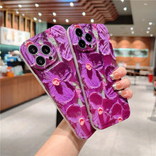 Load image into Gallery viewer, Oil Painting Retro Flower Phone Case Shockoroof Camera Protection Soft Back Cover For iPhone - mycasety2023 Mycasety